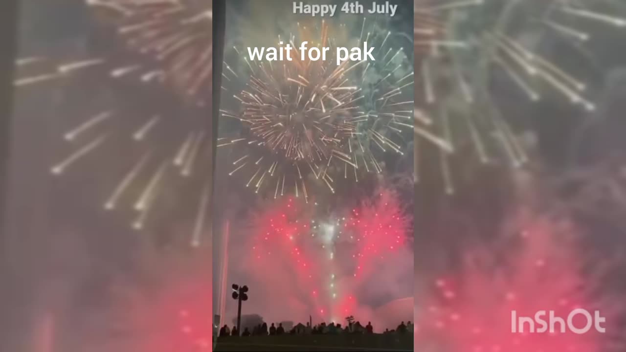 Usa vs pak celebrating independence day