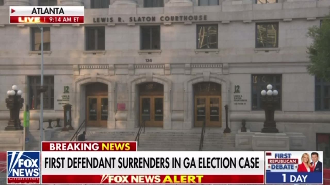 🚨 First defendant surrenders in GA election case