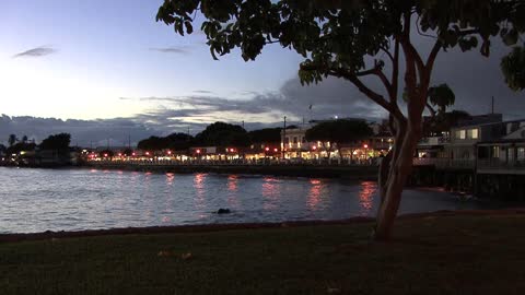 Maui Lahaina Late evening waterfront