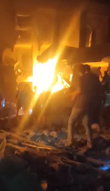 Aftermath of Gaza bombing