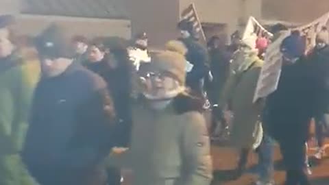 The people of East Wall are out again tonight against the orchestrated migrant invasion of Ireland.