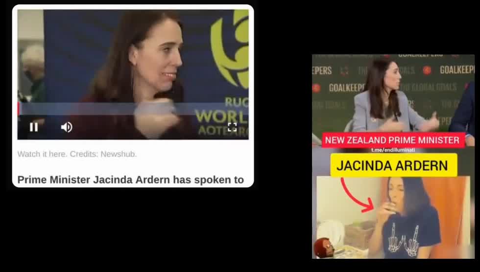 Jacinda Ardern et la lutte pour la "vraie" information sur internet