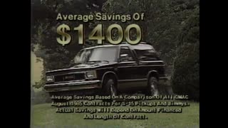 October 29, 1985 - 8.8% Financing on GMC Trucks, A Deal That Won't Last Long