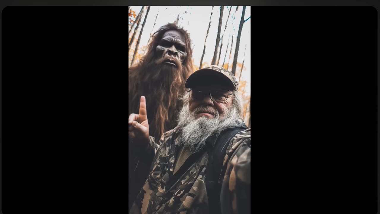 MANIMAL BIGFOOT CLOSE UP SELFIE PHOTO - The End of the Story (CC)