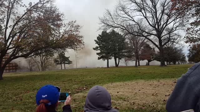 McCollum Hall Demolition at The University of Kansas