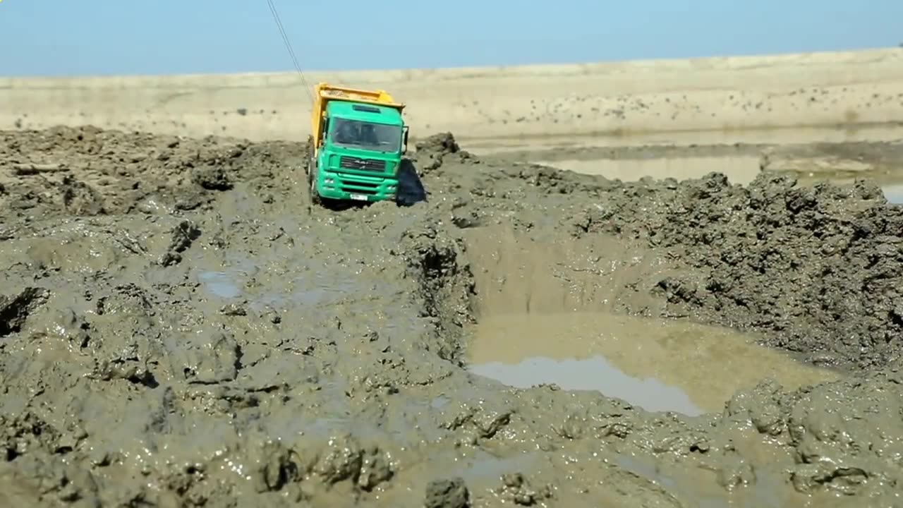 Tata Truck Accident Mud Pit Pulling Out Ford Tractor Bruder Tractor Mt Tractor Cs toy