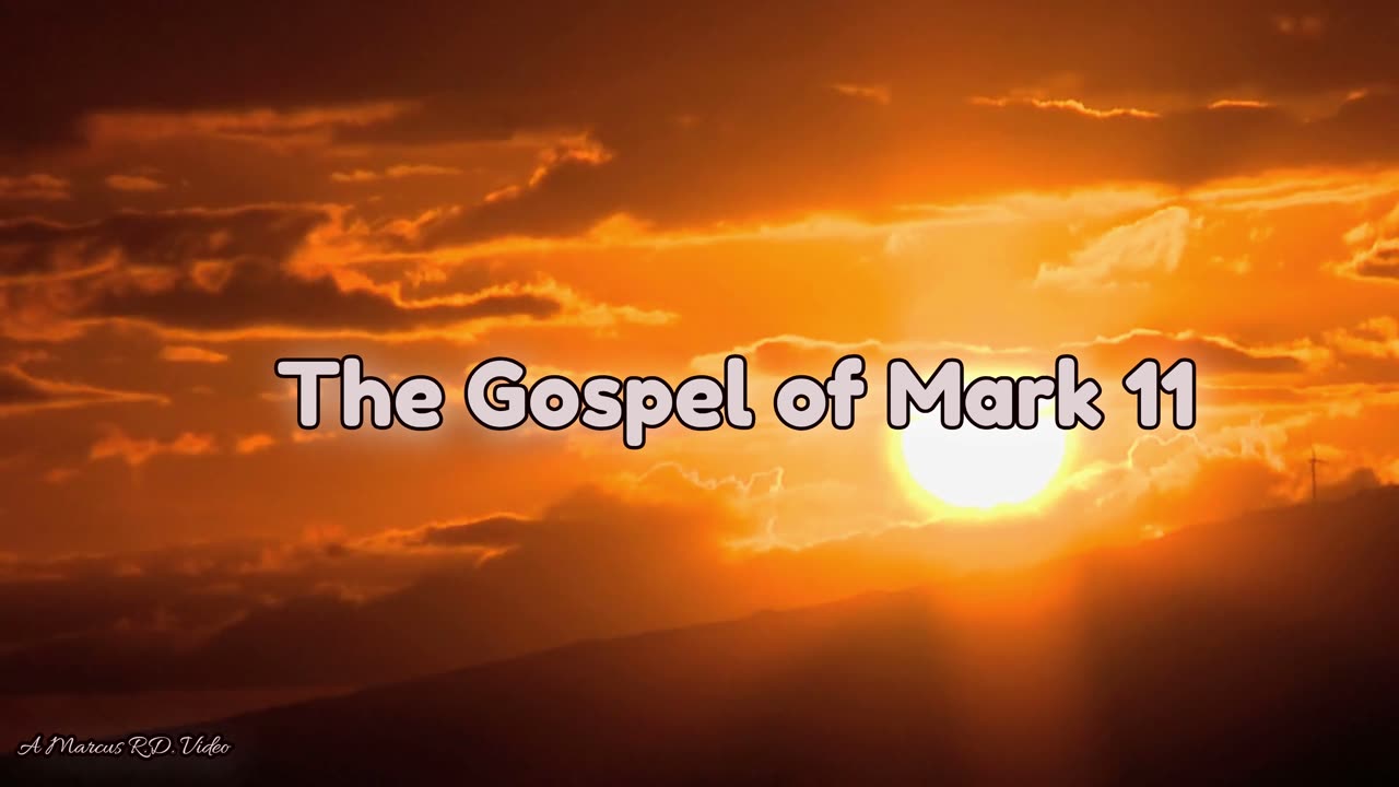 The Gospel of Mark 11