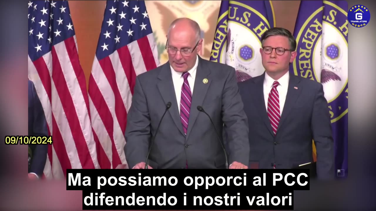 【IT】Il presidente del Comitato ristretto della Camera sul PCC, Moolenaar, interviene sulla ...