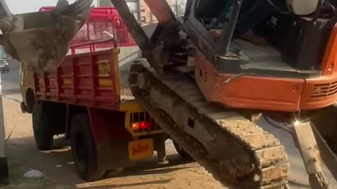 170M views thank you ,Tata 23 machine shifting Earthmover #shortsfeed #subcribemychannel