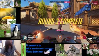 Playing Wrecking Ball in Overwatch