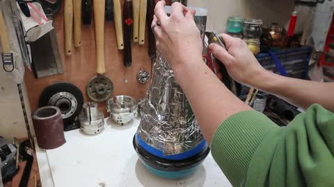 Woodturning - Hawthorn Root Lamp