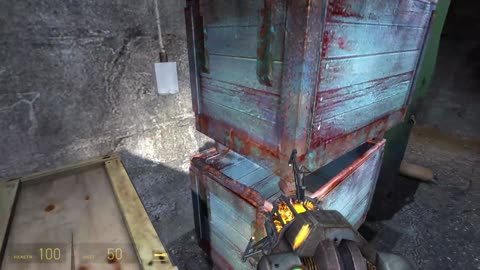 Half Life 2- killed by a locker.