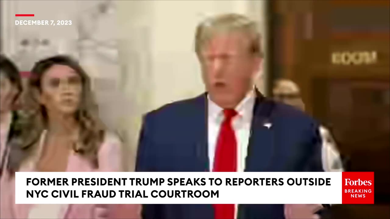 Trump Blasts Judge, 'Lunatic' Letitia James Before NYC Civil Fraud Trial Resumes