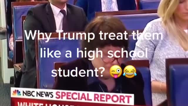 Why Trump treat them like ahiah school