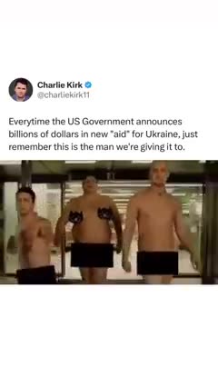 Ukraine Comedian - "President" Vladimir Zelensky - American Tax Payer Money Hard at Work