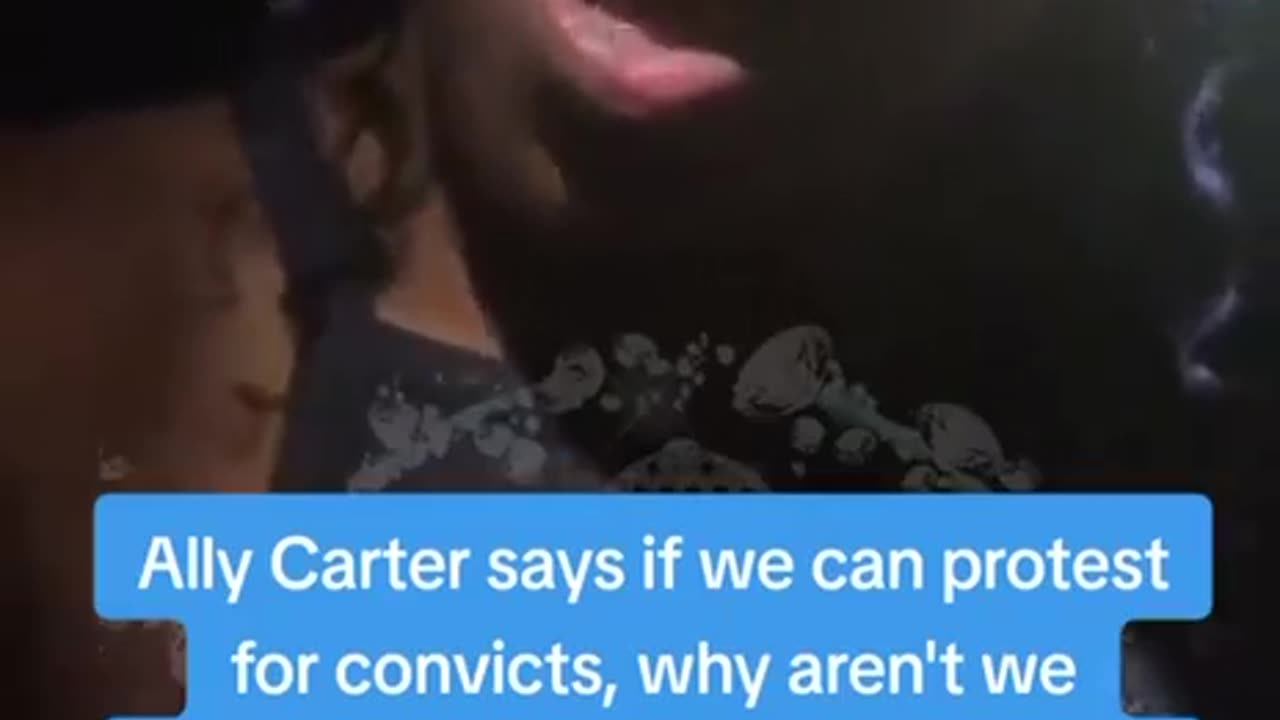 Ally Carter says if we can protest for convicts, why aren't we protesting for the children?