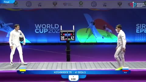 that last part of an epee match when it just turns into sabre | Sochi 2022