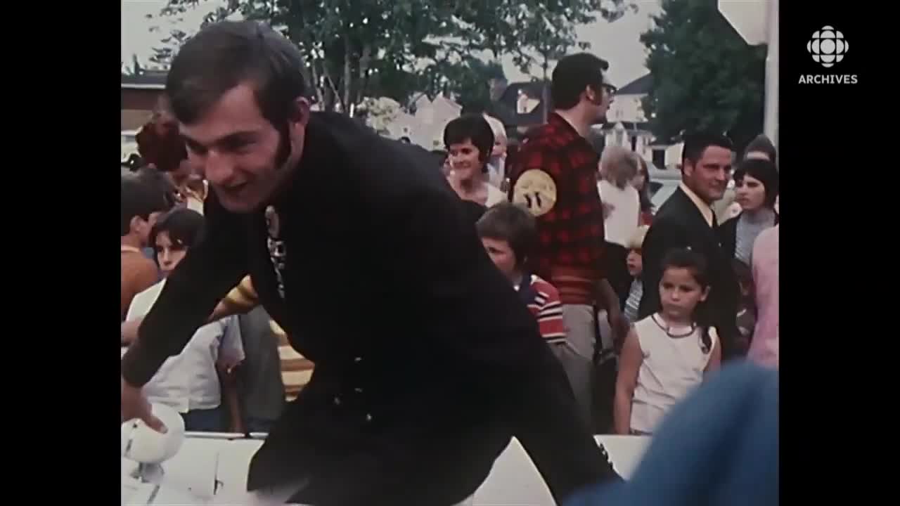 Hommage et visite de la maison de Guy Lafleur à Thurso en 1971