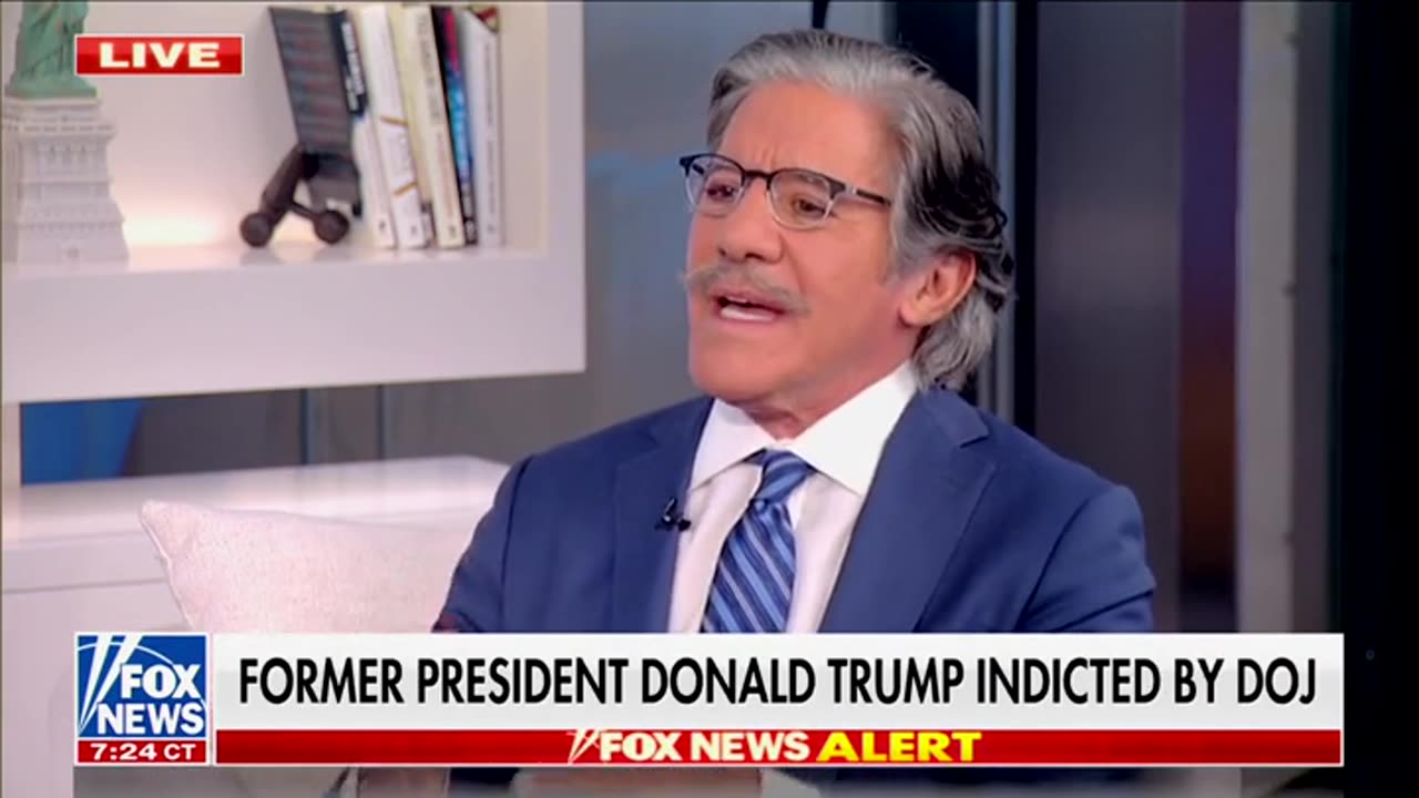 'I'm Very Upset About It': Geraldo Rivera Goes Ballistic Over DOJ Indicting Trump