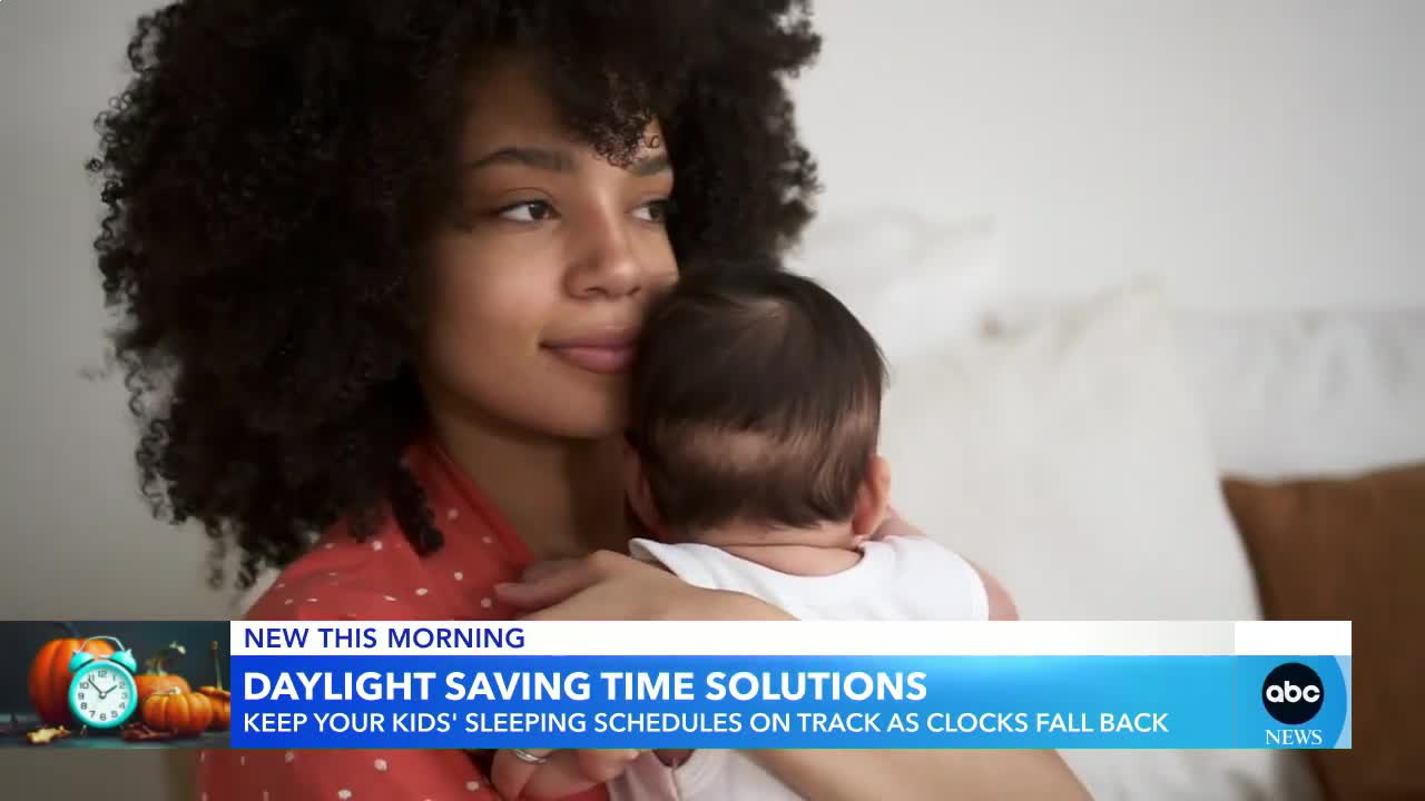 How to keep your kids' sleep schedules on track as clocks fall back | GMA