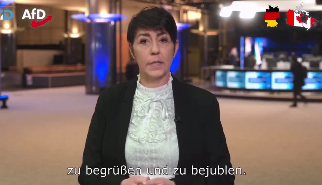 The World is watching Canada. Christine Anderson EU Parliament.