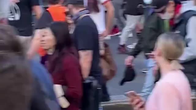 Bourke Street Mall - Australian Protests Against Medical Tyranny