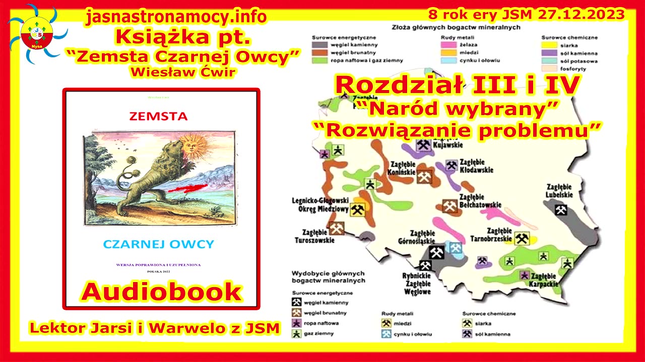 Książka pt. Zemsta Czarnej Owcy AUDIOBOOK Rozdział 3 i 4 Naród wybrany, Rozwiązanie problemu