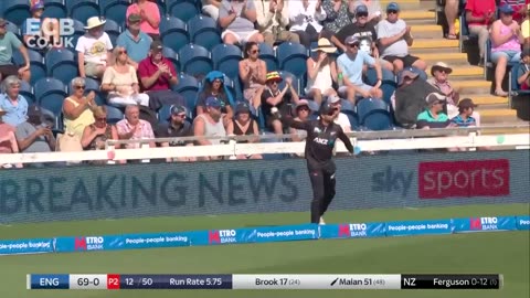 Mitchell & Conway Hit Hundreds | Highlights - England v New Zealand | 1st Men's Metro Bank ODI 2023