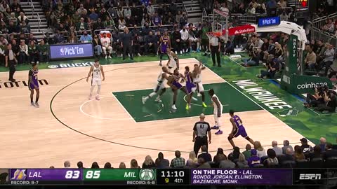 LAKERS at BUCKS | FULL GAME HIGHLIGHTS | November 17, 2021