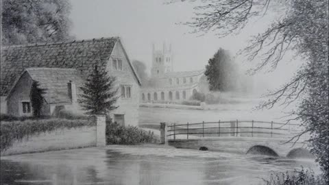 Landscape Drawings with Graphite Pencils, Gallery slideshow