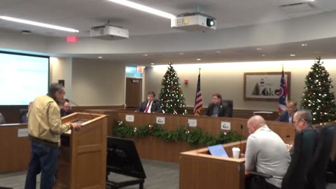 Mike Silipini at Commissioners' Meeting November 26th