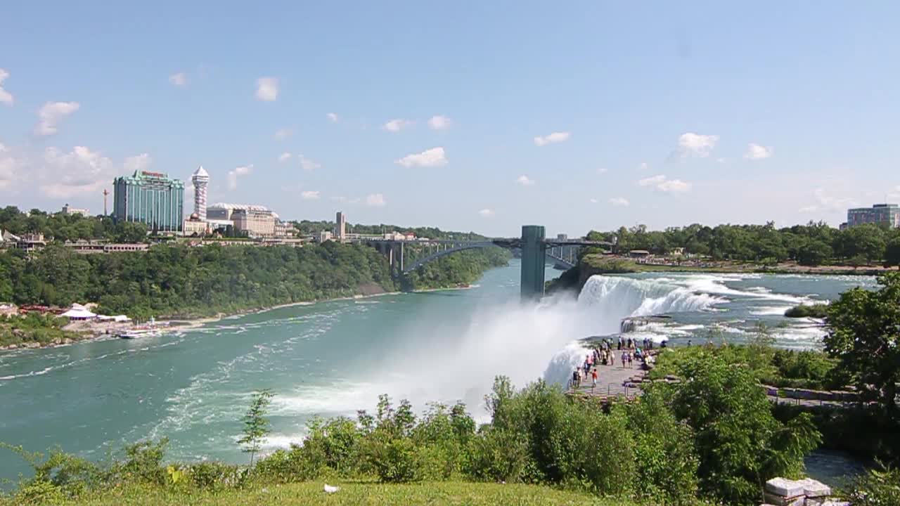 Niagara Falls Waterfall Canada Us Tourism.