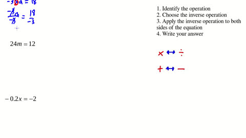 One-step equations involving multiplication