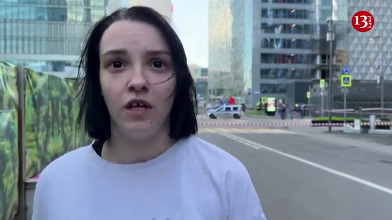 Moscow buildings damaged shooting attack 2024