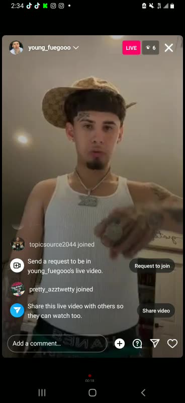 Young fuegooo Instagram live 7/5/23