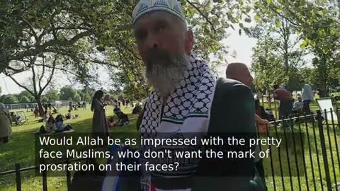 Usman Exposes The Fake Muslims Without The Mark Of Prostration On Their Faces At