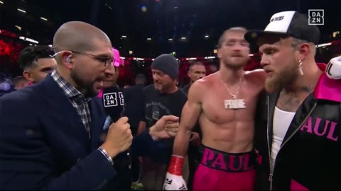 Logan Paul Post Fight Interview