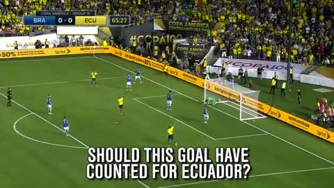 Should this have been a goal for Ecuador against Brazil