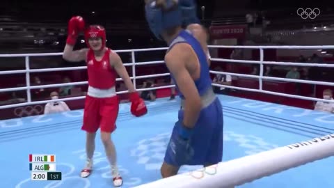 Iman Khalif v/s Kelly Harrington | boxing match in the quarterfinals Tokyo Olympics 2020