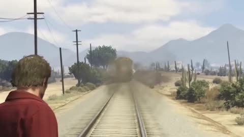 LA VERDAD SOBRE EL TREN EN GTA 5 #Shorts