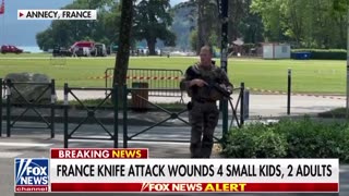 🚨 France knife attack wounds four small kids and two adults