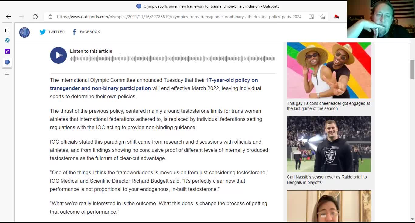 Ep. 10 Covid Protocol in Olympics, Trans Gender Athletes, C-19 Patient flown To Tx