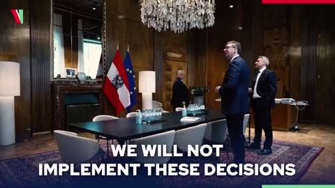 Hungarian PM Viktor Orban today- Hungary will not implement Brussels migration decisions