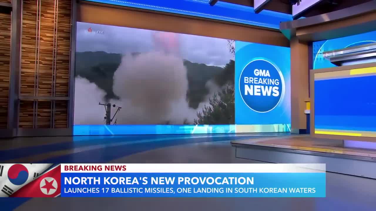 North Korea fires missiles into South Korean waters l GMA