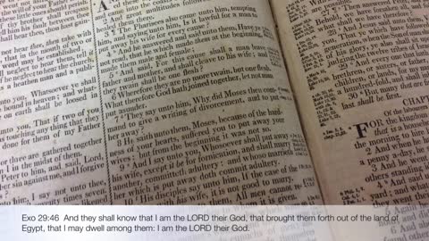 Exodus Chapter 29 (Consecration Of The Priests)