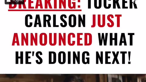 1: Tucker Carlson : 2: Life site news - prophecy