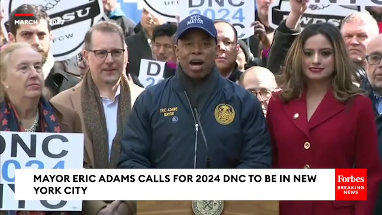 Mayor Eric Adams Calls For 2024 DNC To Be Held In New York City