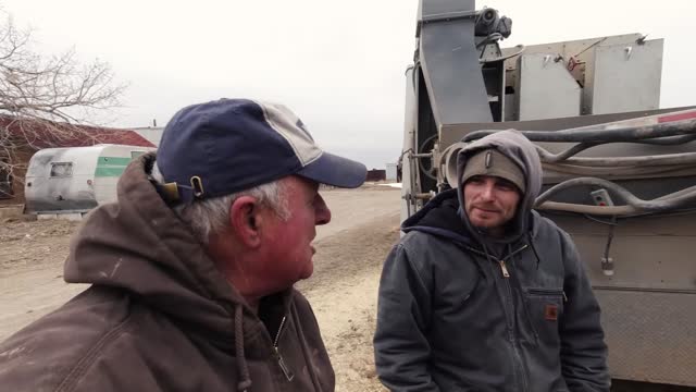 BIG BUD Yanking TRUCKS through the MUD!｜Grain Cleaning