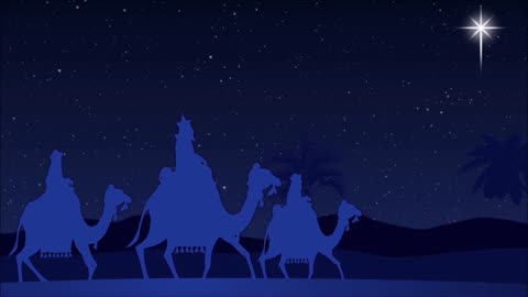 Animation 3 man on the camels