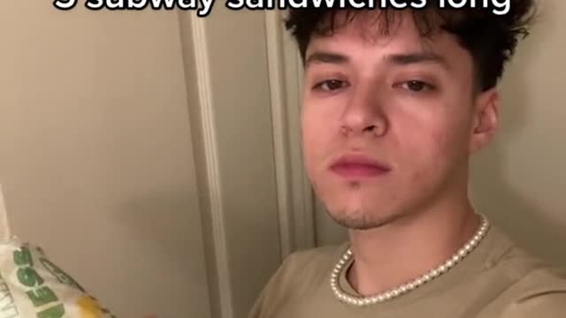 5 inch Subway Sandwich Funny Video